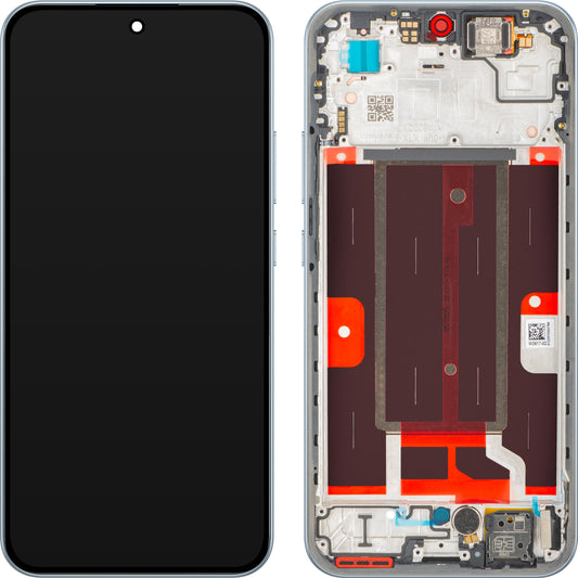 Zaslon s Touchscreenom Oppo A6 Pro 5G, z okvirjem, Siv (Lunar Titanium), Service Pack 621029000655