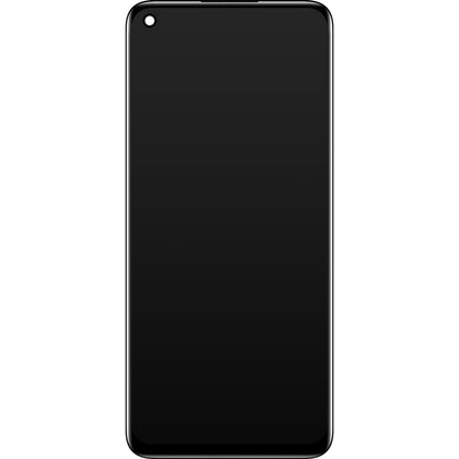 Zaslon na dotik Oppo A96, z okvirjem, črn, servisni paket 4130058