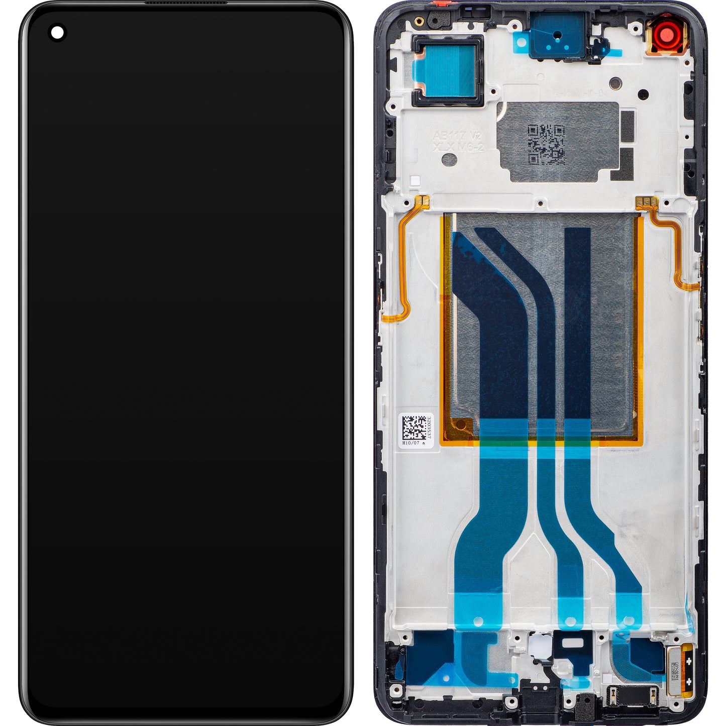 Zaslon na dotik Realme GT Neo2, z okvirjem, črn, zamenjava 4908662