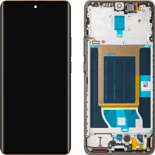 Zaslon s Touchscreenom Realme 14 Pro, z okvirjem, Bela (Pearl White), Swap 621029000423