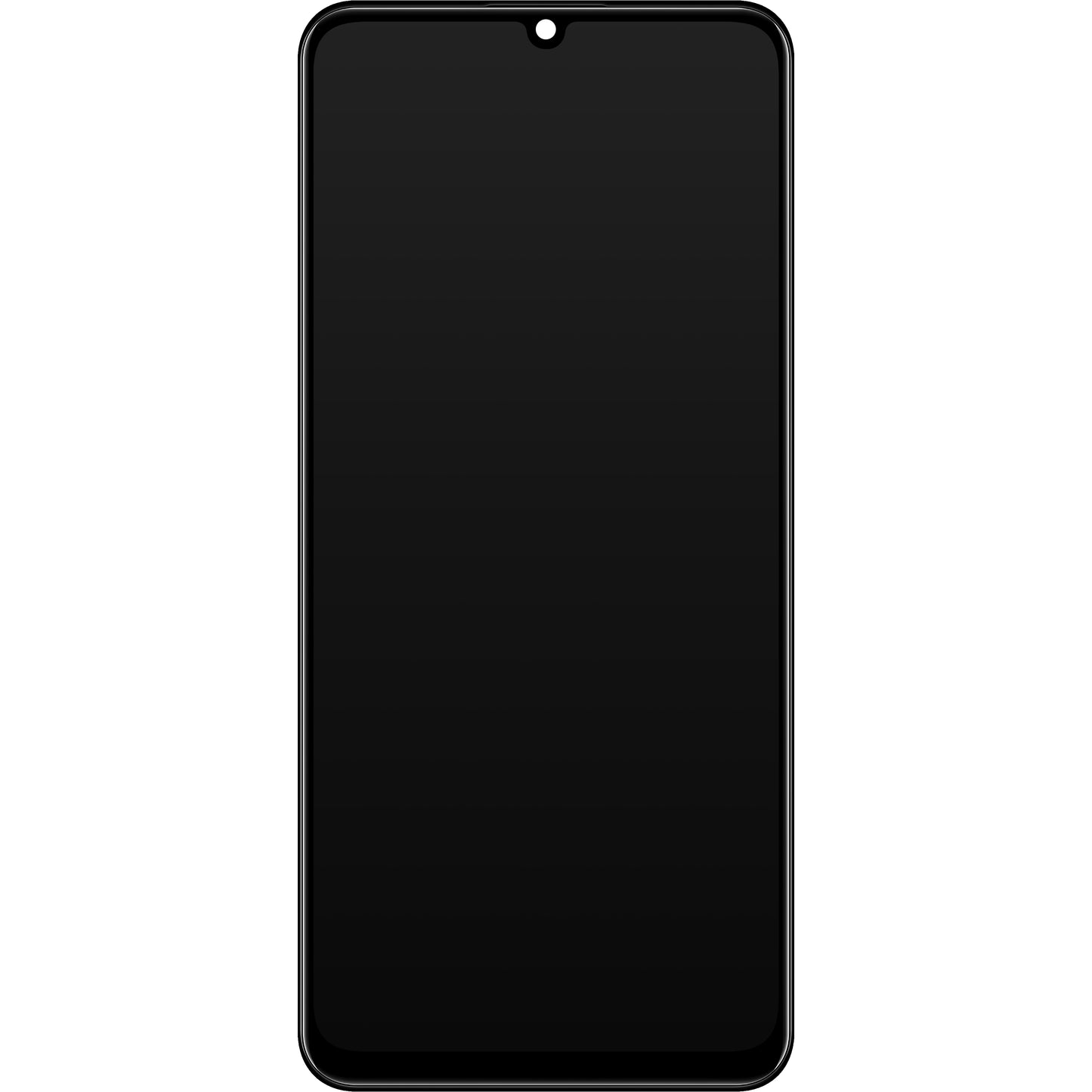 Realme C51 Touchscreen Display with Frame, Carbon Black, Service Pack 621029000053