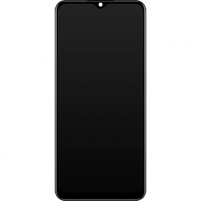 Zaslon na dotik Realme 6i, z okvirjem, črn, Swap 4903584