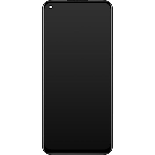 Zaslon na dotik Realme 8, z okvirjem, črn, zamenjava 4906919