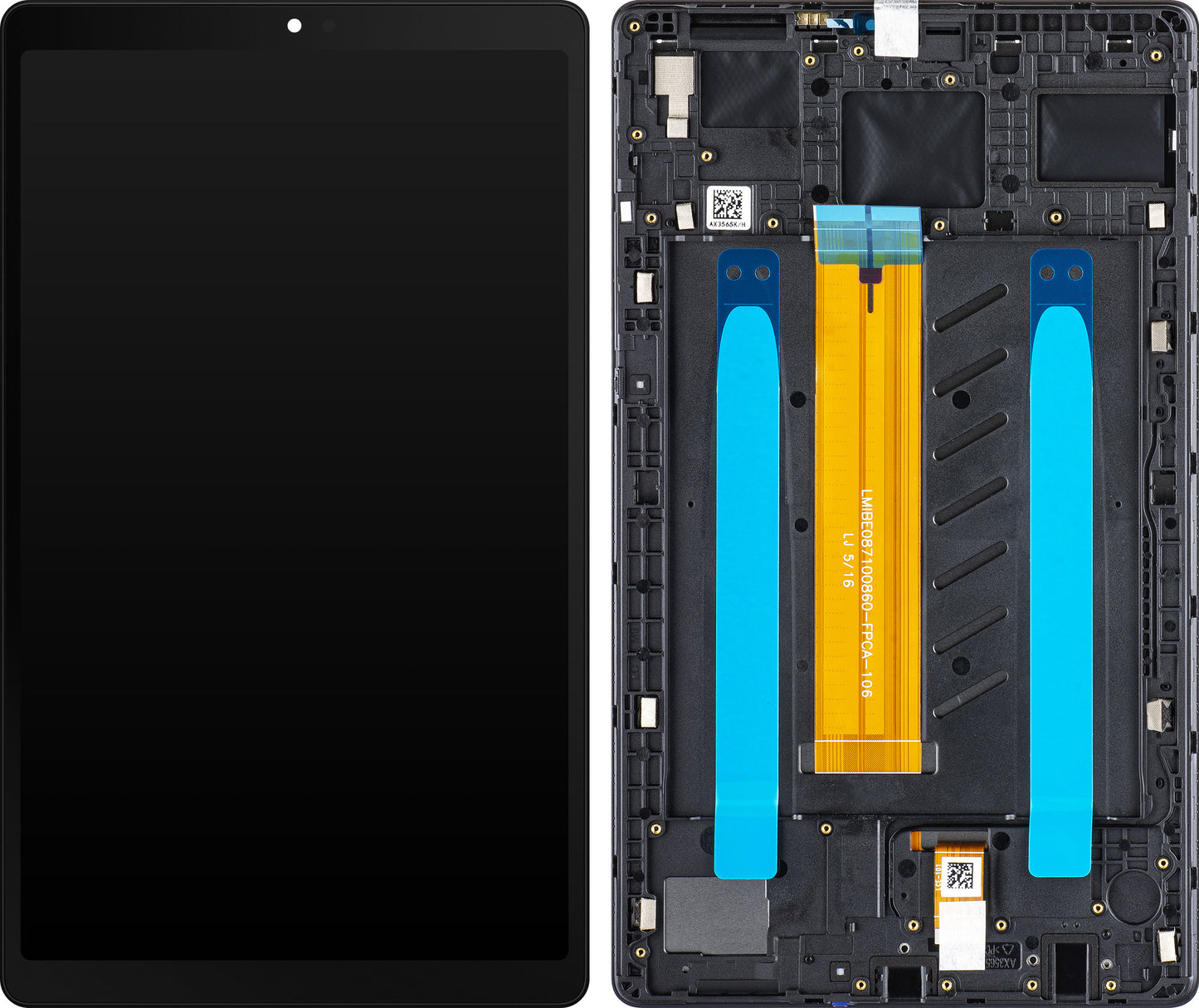 Zaslon na dotik Samsung Galaxy Tab A7 Lite, z okvirjem, različica Wi-Fi, siva, servisni paket GH81-20638A