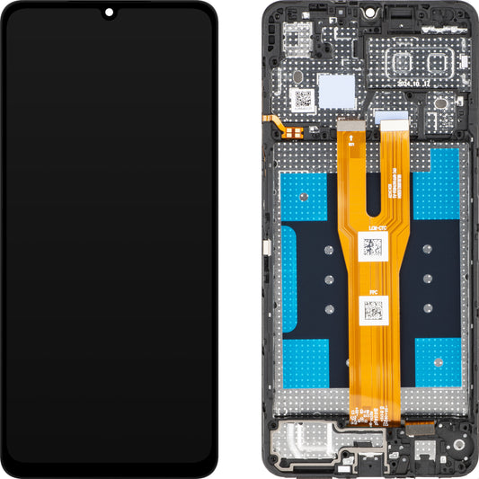 Zaslon z zaslonom na dotik Samsung Galaxy A06 A065, s okvirjem, črn, servisni paket GH81-26440A