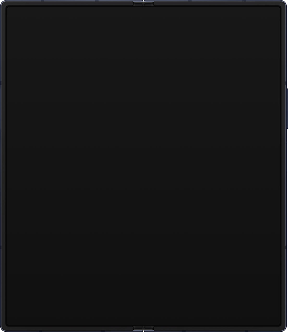 Zaslon na dotik Samsung Galaxy Z Fold6 F956, z okvirjem, pod notranjim delom, mornarsko modra (Navy), servisni paket GH82-35042C