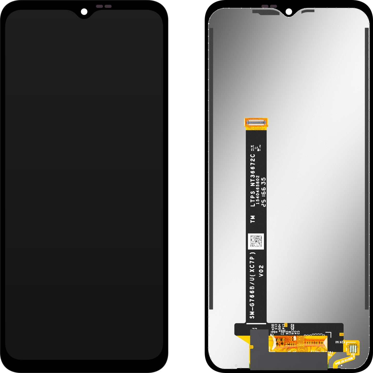 Zaslon na dotik Samsung Galaxy XCover7 Pro, servisni paket GH82-37375A