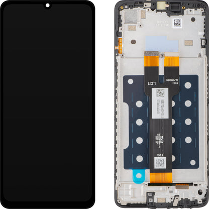 Zaslon s touchscreenom Samsung Galaxy A07, z okvirjem, črn, servisni paket GH81-28713A