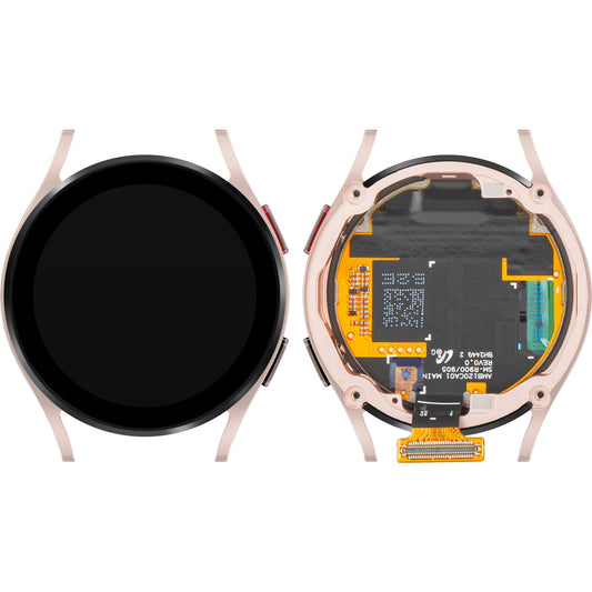 Zaslon na dotik Samsung Galaxy Watch FE, z okvirjem, BT različica, rožnato zlata, servisni paket GH97-30050D