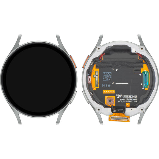 Zaslon na dotik Samsung Galaxy Watch7 44mm, z okvirjem, BT različica, srebrna, servisni paket GH97-29845C