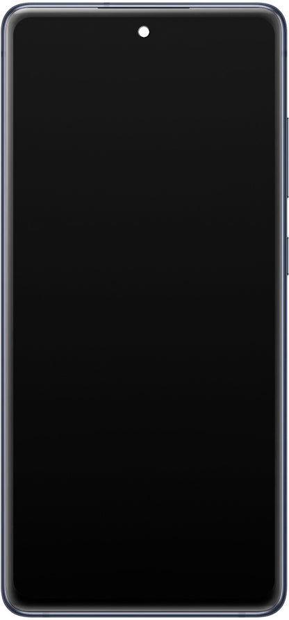 Zaslon s touchscreenom Samsung Galaxy S20 FE 5G G781, z okvirjem, temno moder, zamenjava GH82-24214A