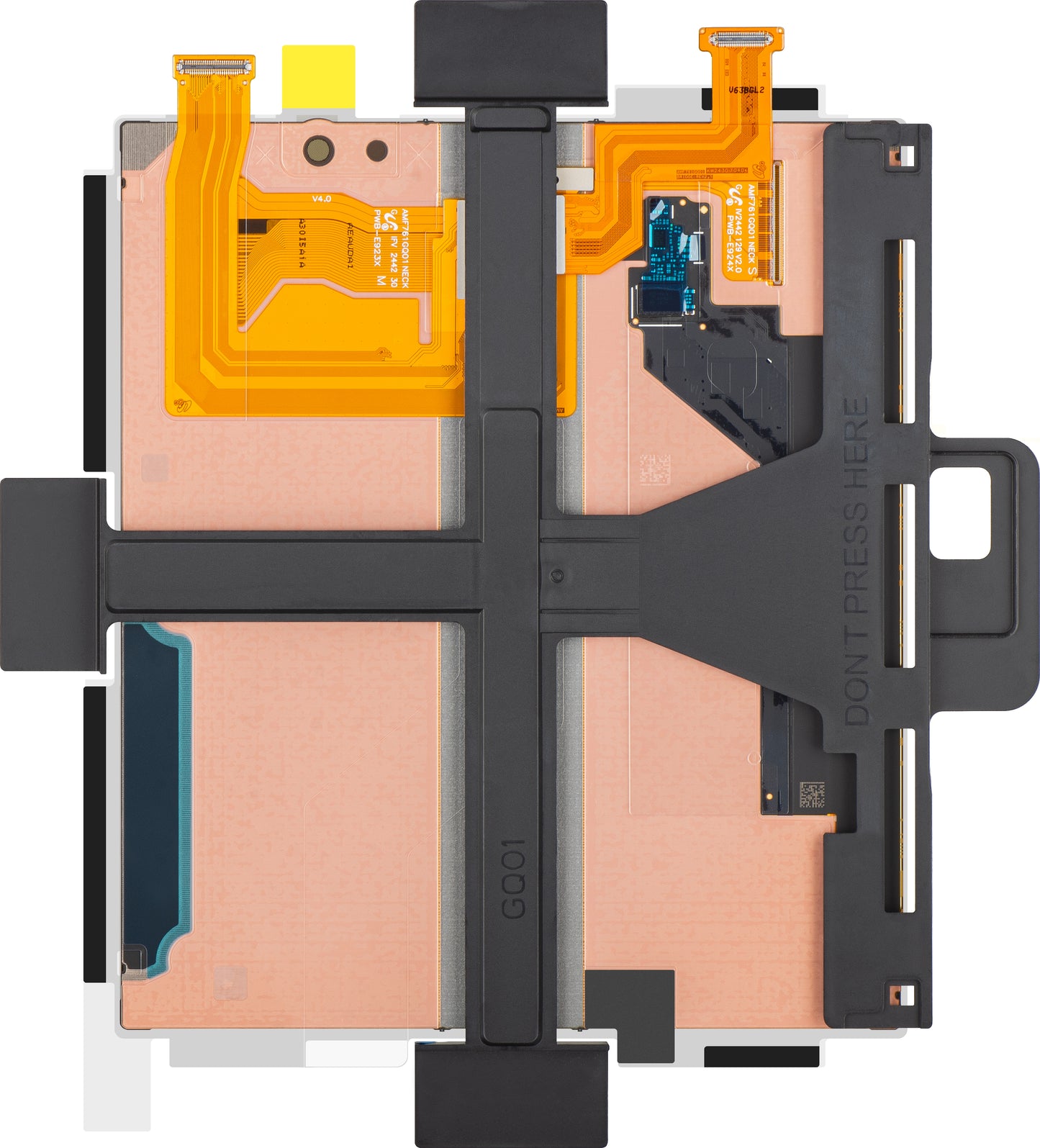 Zaslon na dotik Samsung Galaxy Z Fold6 F956, Sub Inner, Service Pack GH82-35046A