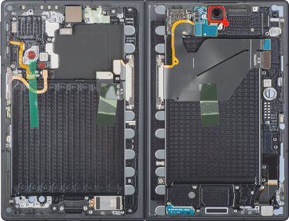Zaslon s touchscreenom Samsung Galaxy Z Fold8 F971, z okvirjem, pod notranjim delom, črn (grafit), servisni paket GH82-39869A