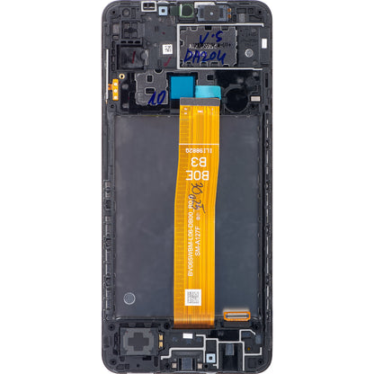 Zaslon na dotik Samsung Galaxy A12 Nacho A127, z okvirjem, črn, ponovno zapakiran GH82-26486A
