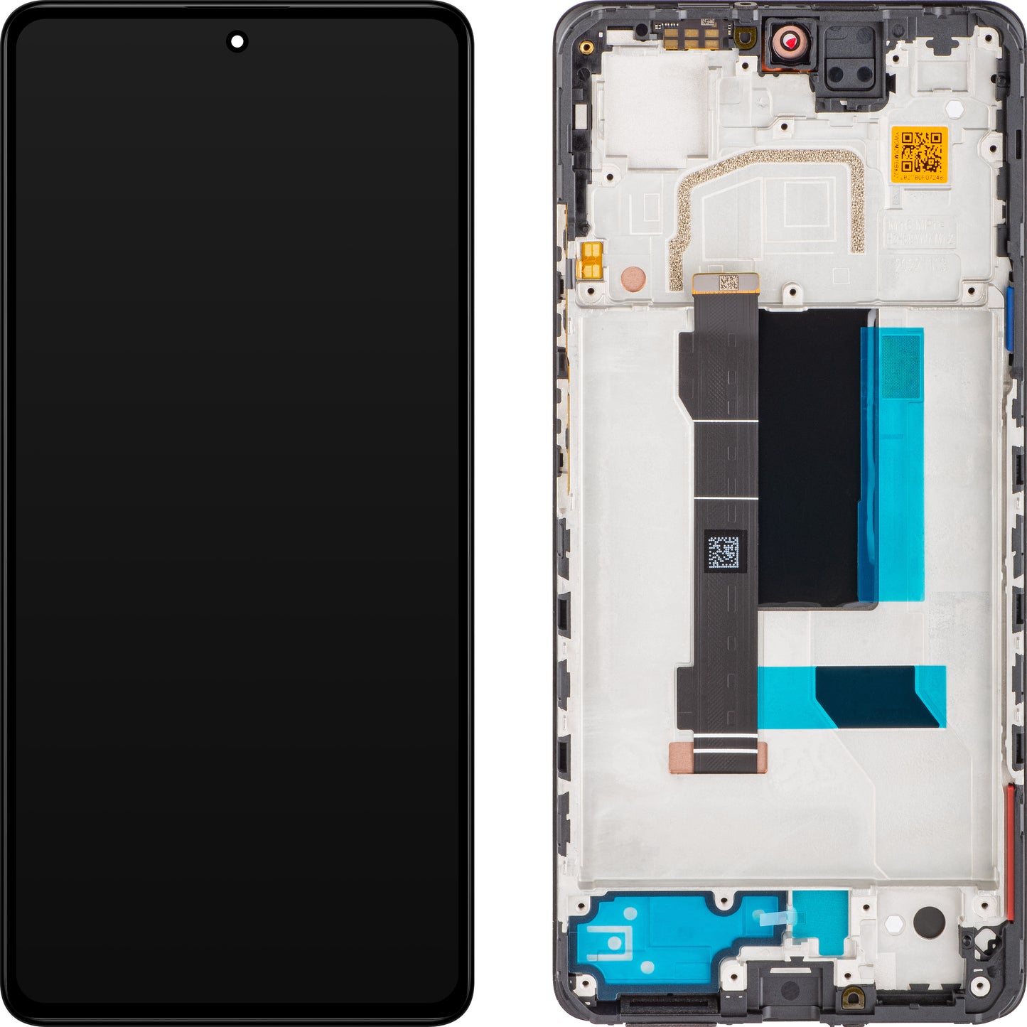 Xiaomi Poco X5 Pro zaslon na dotik z okvirjem, črna (astralno črna), servisni paket 5600010M2000 