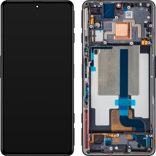 Zaslon s tehnologijo na dotik Xiaomi Poco F4 GT, s okvirjem, črn (Stealth Black), Service Pack 5600090L1000