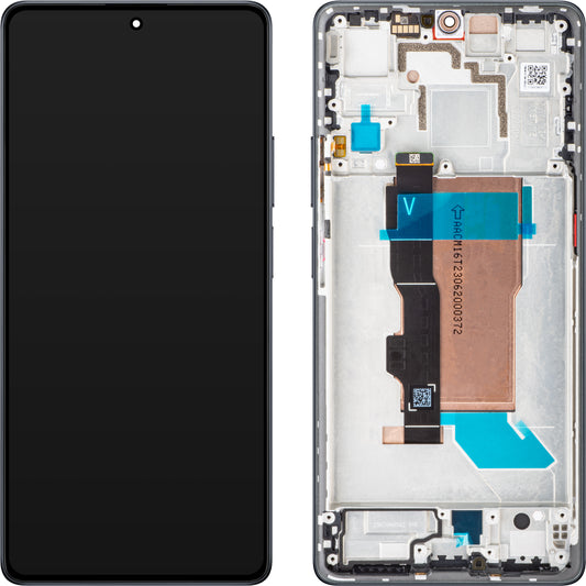 Zaslon na dotik Xiaomi Poco F5, z okvirjem, črn, servisni paket 560001M16T00