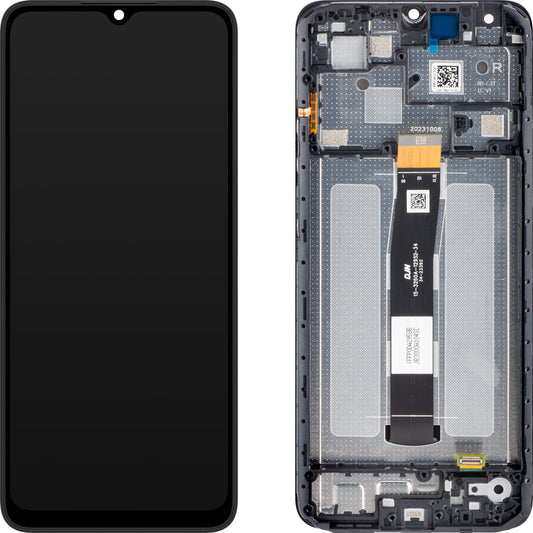 Zaslon na dotik Xiaomi Redmi 12C, z okvirjem, siv (Graphite Gray), Swap 5600010C3T00