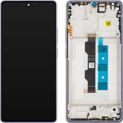 Zaslon s Touchscreenom Xiaomi Redmi Note 13 Pro 4G, z okvirjem, Vijolična (Lavender Purple), Service Pack 56000200N600