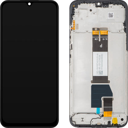 Zaslon s Touchscreenom Xiaomi Redmi 15C 5G, z okvirjem, črn, Service Pack 56000200P1500