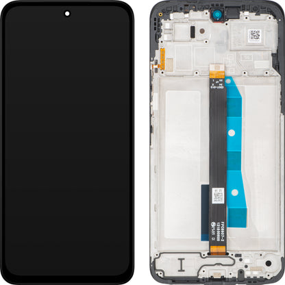 Xiaomi Poco M7 4G / Redmi 15 4G Display with Touchscreen, Frame, European Version, Black, Service Pack 560001O19AP00