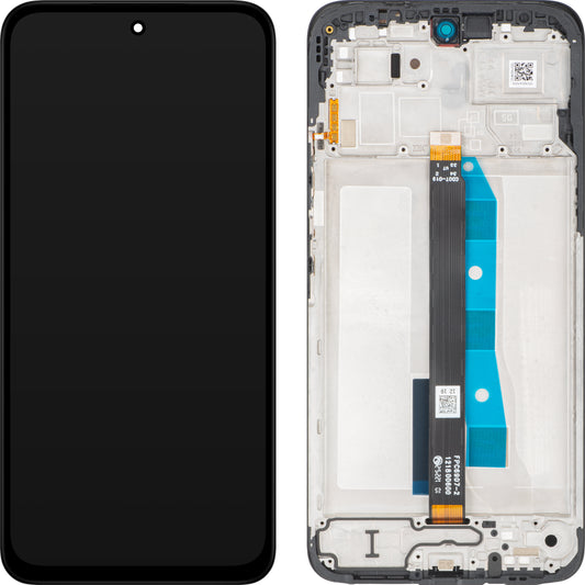 Zaslon s tehnologijo na dotik Xiaomi Poco M7 4G / Redmi 15 4G, z okvirjem, evropska različica, črn, Service Pack 560001O19AP00