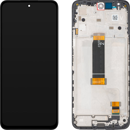 Zaslon na dotik Xiaomi Redmi 12 5G, s okvirjem, črn, Service Pack 5600180M1900