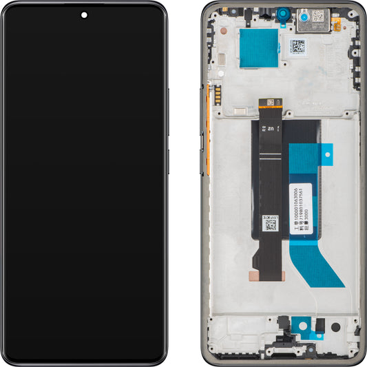Zaslon na dotik Xiaomi Redmi Note 14 Pro 5G z okvirjem, črn (Midnight Black), Swap 56002300O1600