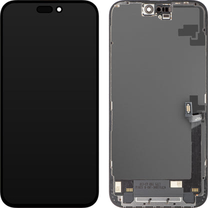 ZY Touchscreen Display for Apple iPhone 16 Plus, with Frame, Movable In-Cell IC LCD Version, Black