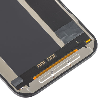Zaslon na dotik ZY za Apple iPhone 17 Pro, z okvirjem, LCD različica In-Cell IC Movable, črn