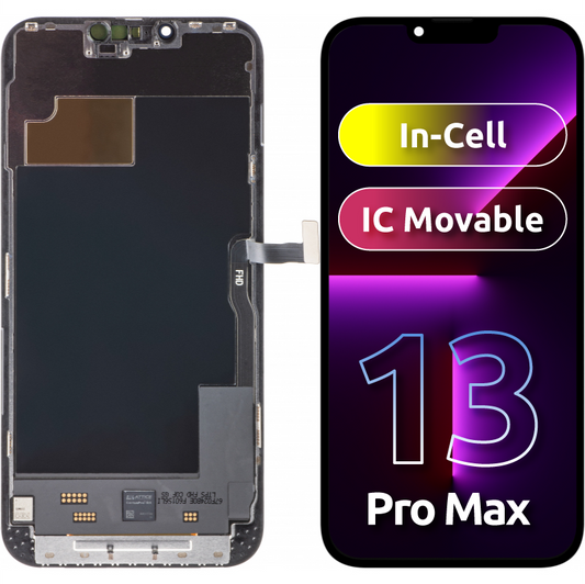 ZY zaslon na dotik za Apple iPhone 13 Pro Max, z okvirjem, v celici IC, premična različica LCD, črna