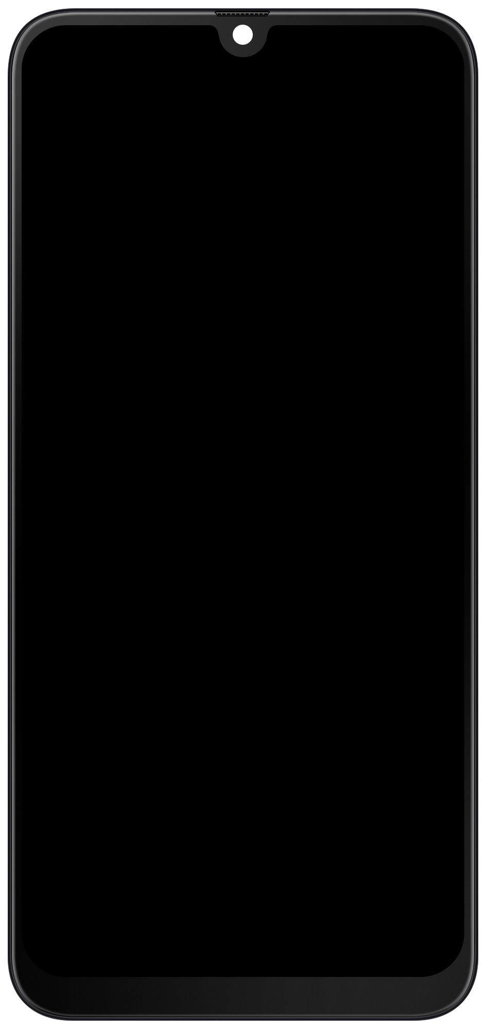 Samsung Galaxy Galaxy A50 A505 Zaslon na dotik z okvirjem, črn, servisni paket GH82-19204A