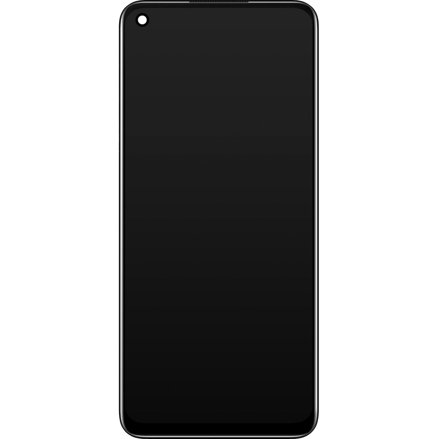 Oppo A74 5G / A54 5G Zaslon na dotik z okvirjem, črn, servisni paket 4906219