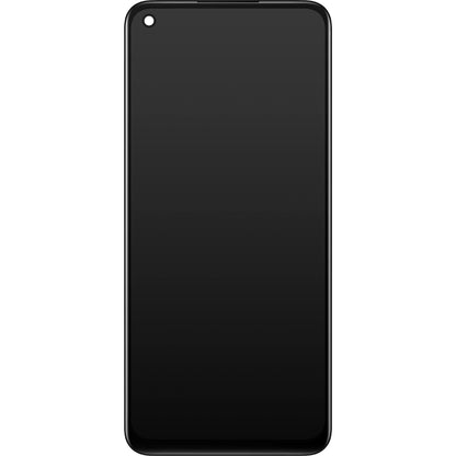 Oppo A73 5G / A72 5G Zaslon na dotik z okvirjem, črn, servisni paket 4904890