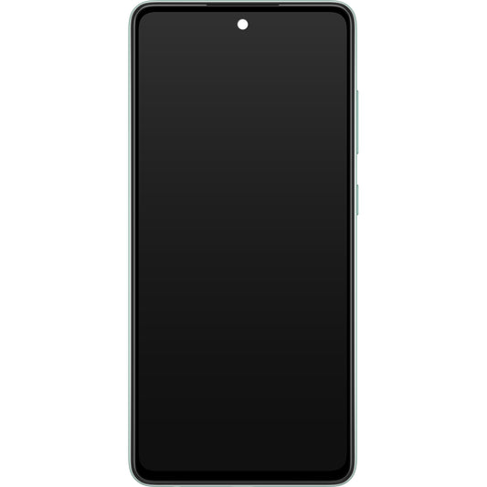 Touchscreen Display Samsung Galaxy A52s 5G A528, with Frame, Green, Service Pack GH82-26861E
