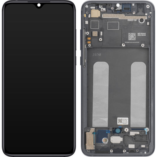 Zaslon s Touchscreenom Xiaomi Mi 9 Lite, s okvirjem, siv, Service Pack 560610118033