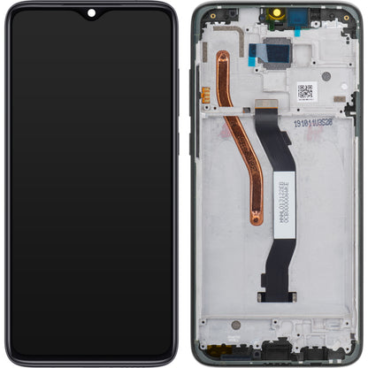 Xiaomi Redmi Redmi Note 8 Pro Zaslon na dotik z okvirjem, črn, servisni paket 56000500G700