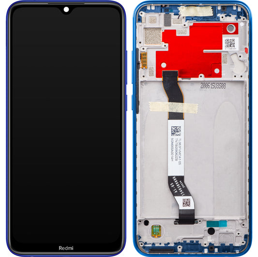 Zaslon s Touchscreenom Xiaomi Redmi Note 8T, z Okvirjem, Modra, Service Pack 5600030C3X00