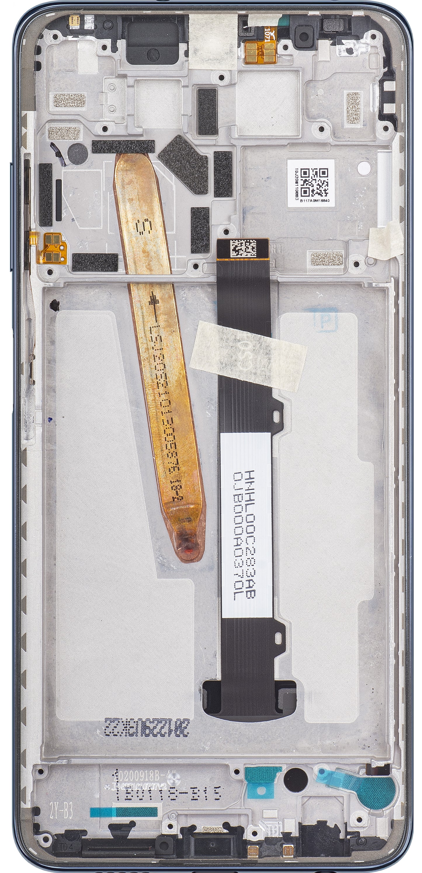 Zaslon na dotik Xiaomi Poco X3 Pro, z okvirjem, črn, servisni paket 560002J20S00