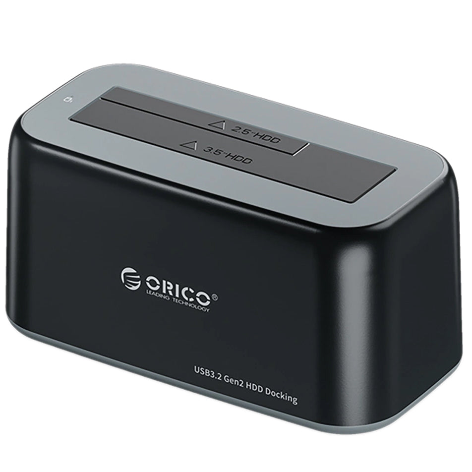 Docking Station Orico 6819C3 1-Drive za HDD / SSD SATA 2,5 palca / 3,5 palca, Črna
