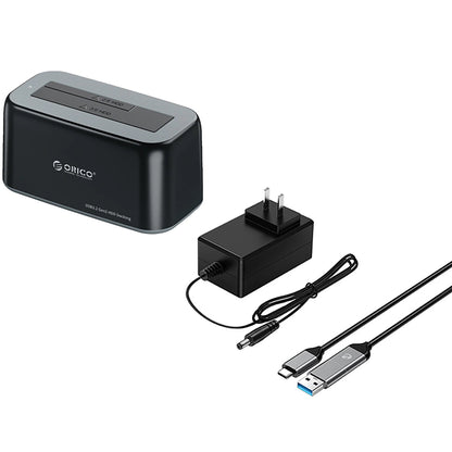 Docking Station Orico 6819C3 1-Drive za HDD / SSD SATA 2,5 palca / 3,5 palca, Črna
