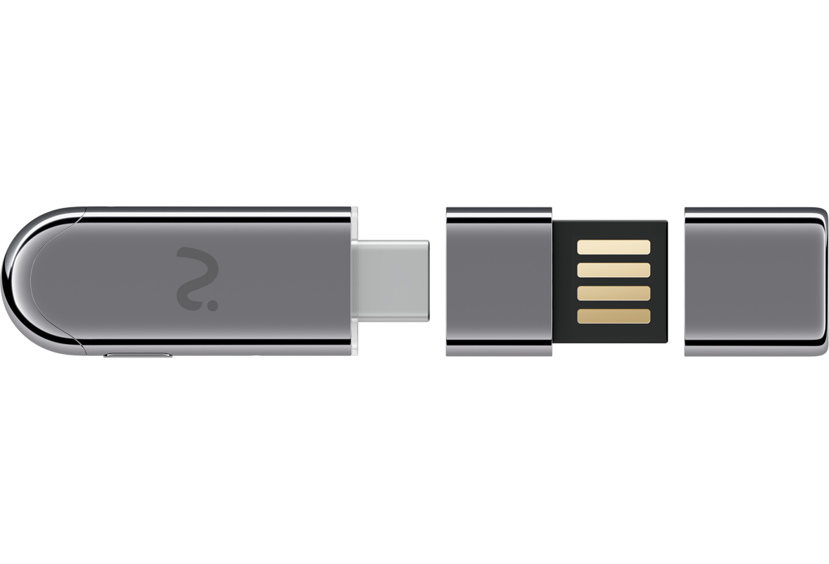Dongle za snemanje / Diktafon Viaim NoteKit AI, USB-C / USB-A, Siva
