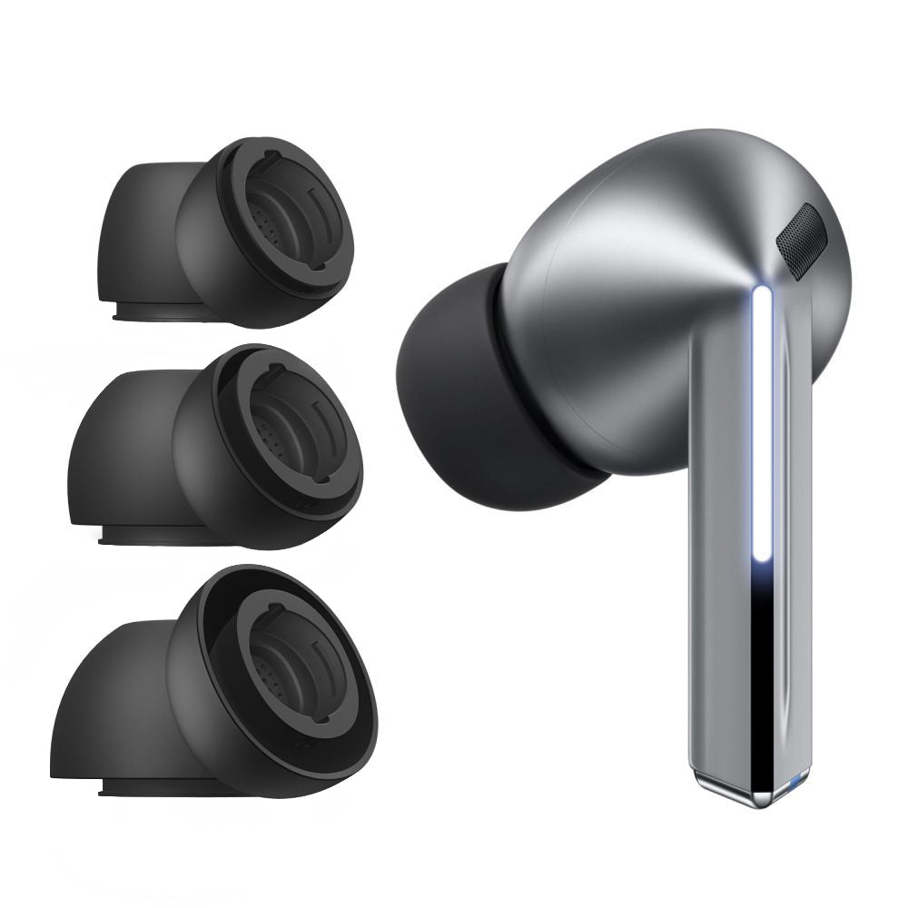 Čepki Tech-Protect za Samsung Galaxy Buds3 Pro, Velikost S / M / L, Črni