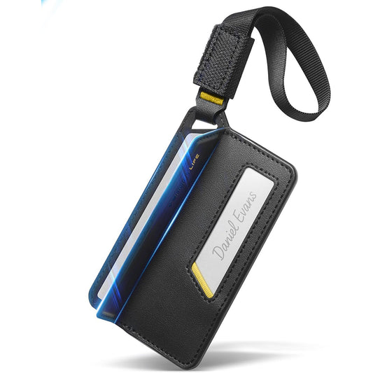 Oznaka za ročno prtljago / kovček Spigen Luggage Tag LF510, črna AHP09776
