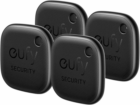 Eufy Security SmartTrack Link za iOS serijo, komplet 4 kosi, črna E87B0012