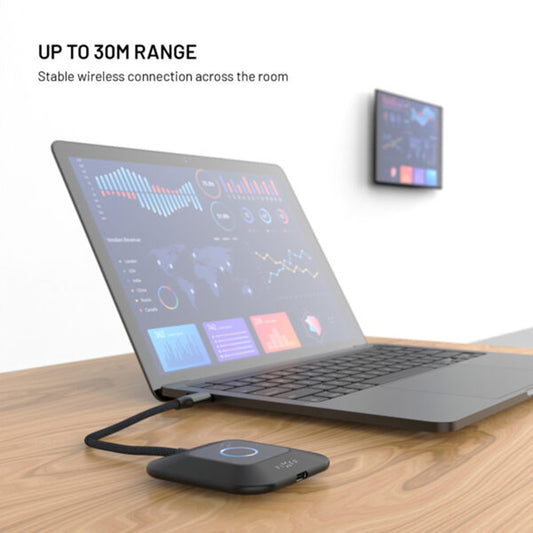 Brezžični HDMI podaljšek Fixed AirLink, 1080P, črn