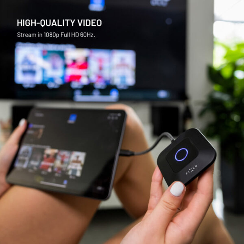 Brezžični HDMI podaljšek Fixed AirLink, 1080P, črn
