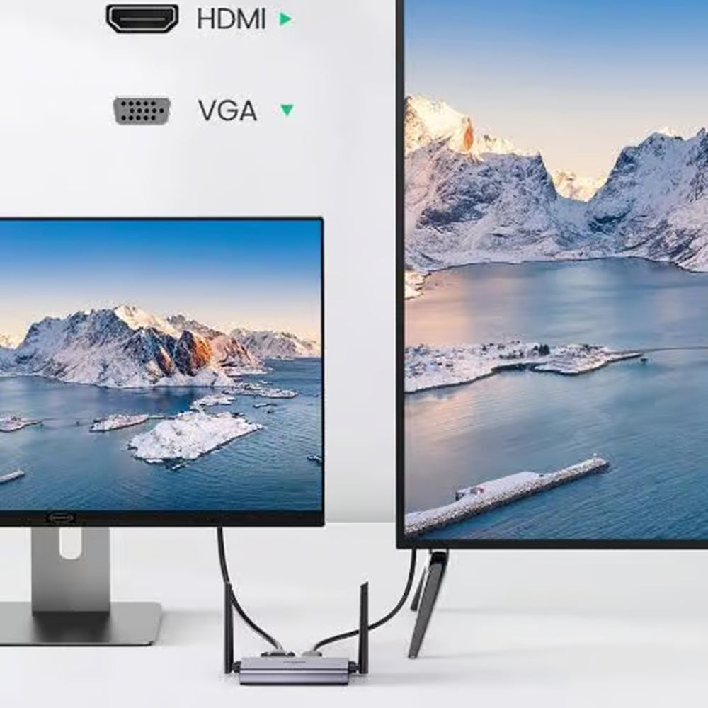 Brezžični HDMI razširitvenik UGREEN CM506, 1080P, Siv