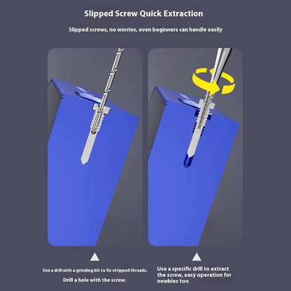 Extractor Bit OEM U8 za izvlečenje zlomljenih vijakov, 2v1
