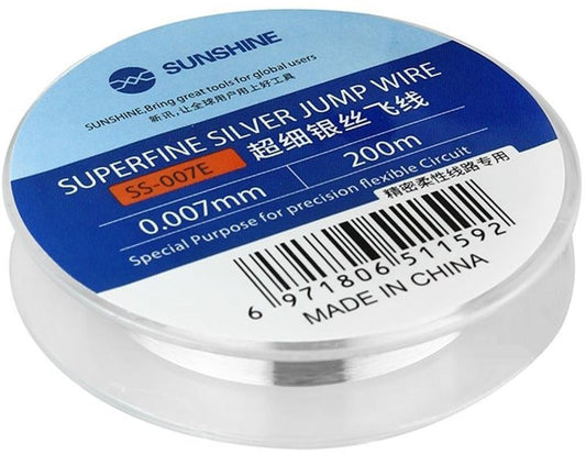 Sunshine SS-007E Trace Restoration Wire, 0.007mm, 200m
